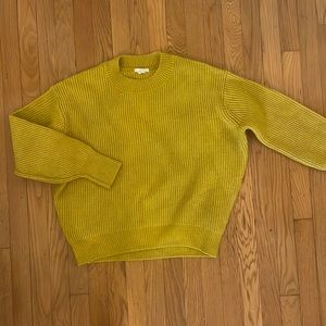 Mustard yellow H&M sweater, size M